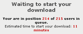 Waiting to start your download
